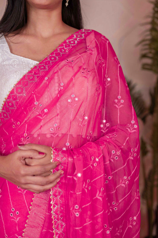 Pure Georgette  Designer Saree