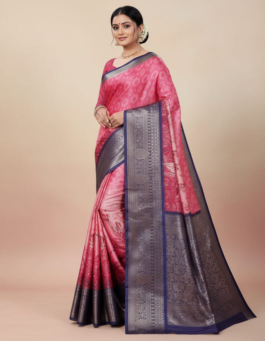 Moss Silk Saree