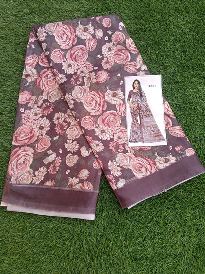 Moss Silk Saree